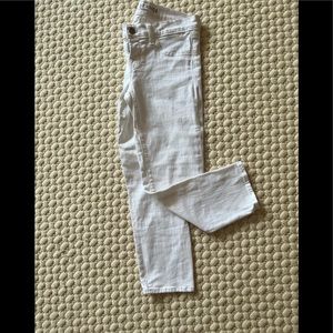 J BRAND CROPPED WHITE JEANS
